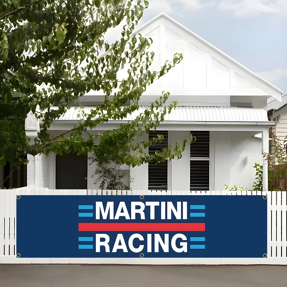 Outdoor Sport Club - 60X240 cm MARTINIs Banner Vlag Racewagen