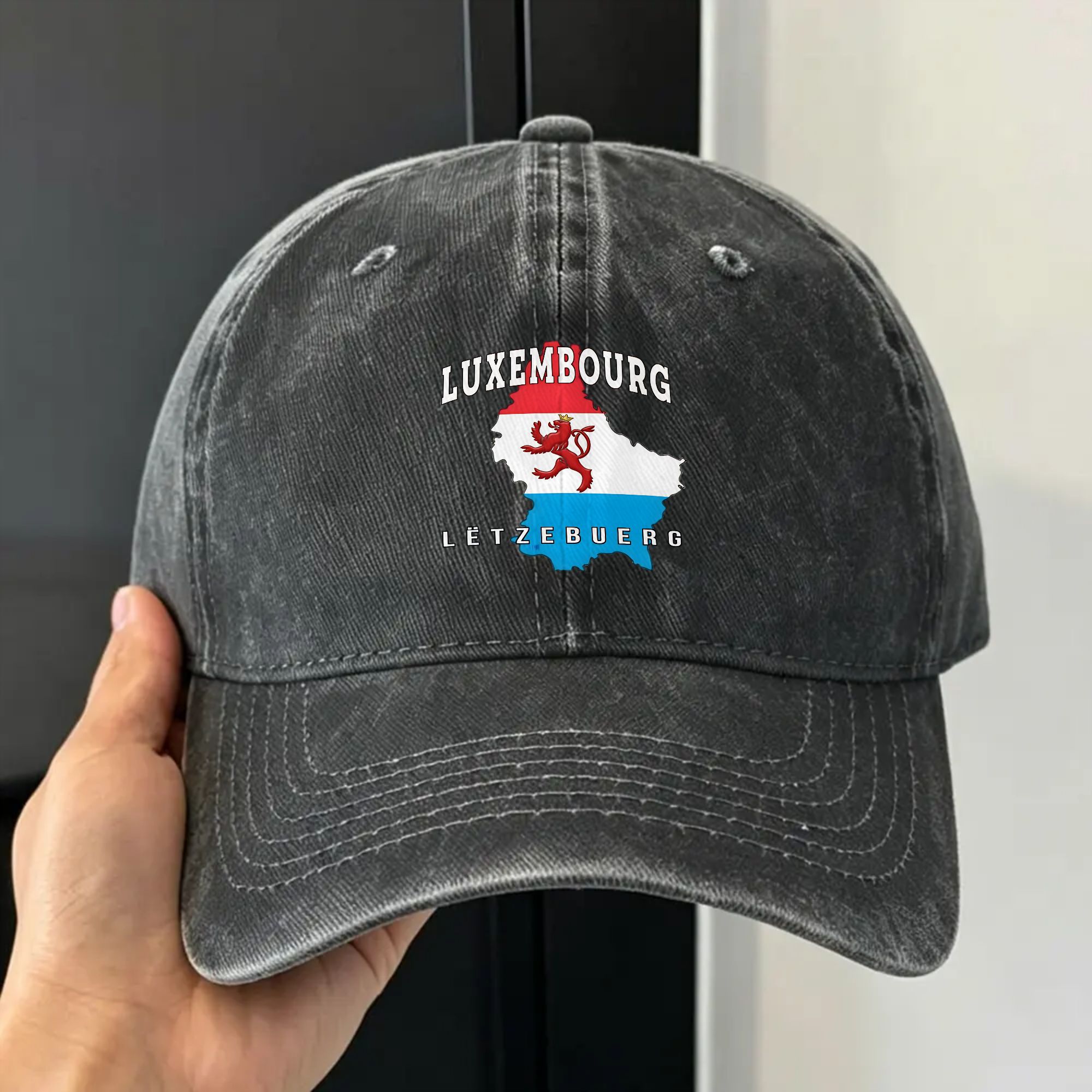 Outdoor Sport Luxembourg - Luxemburg Lëtzebuerg Casual Baseball Cap Zomer