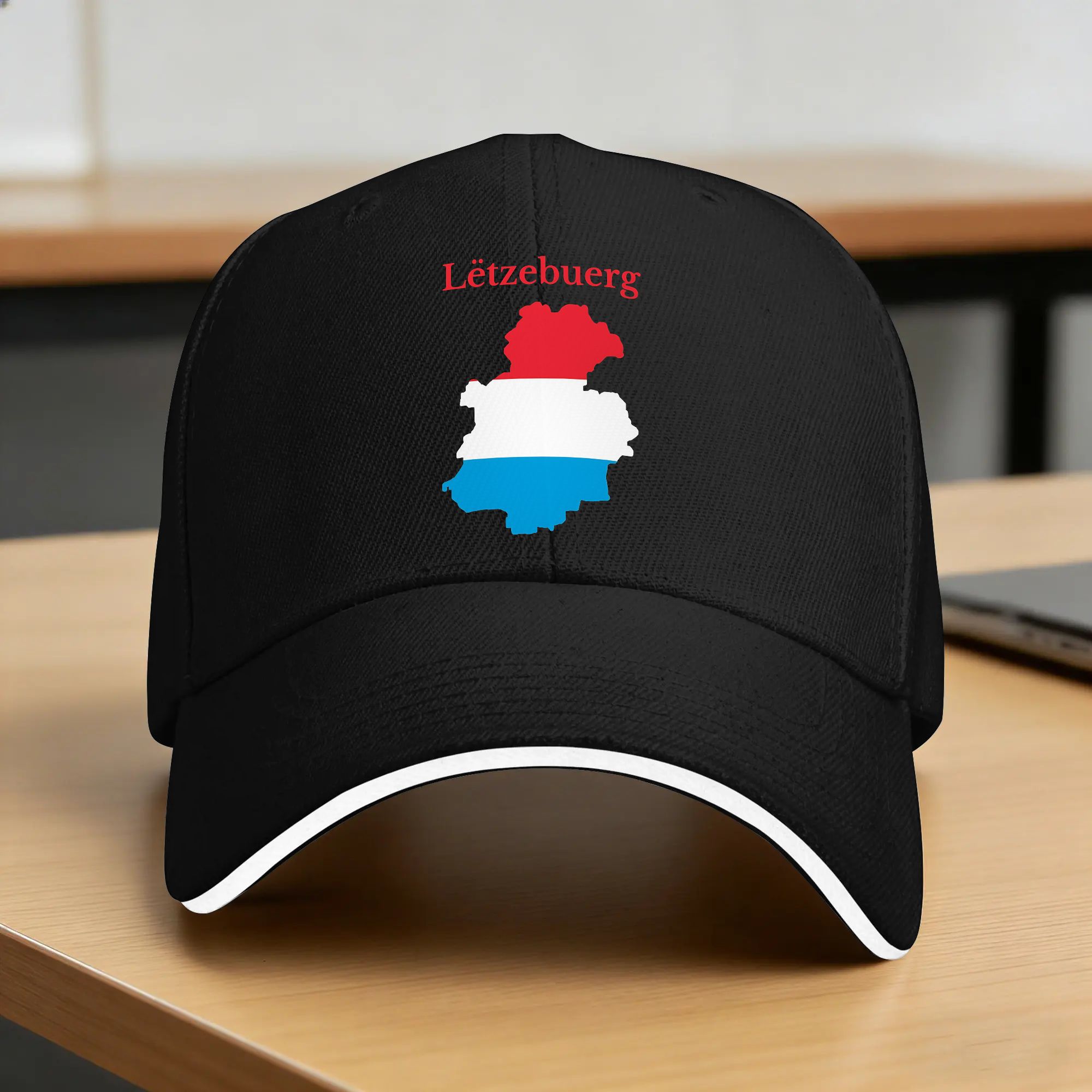 Outdoor Sport Luxembourg - Zomer casual baseballpet Luxemburg vlag kaart