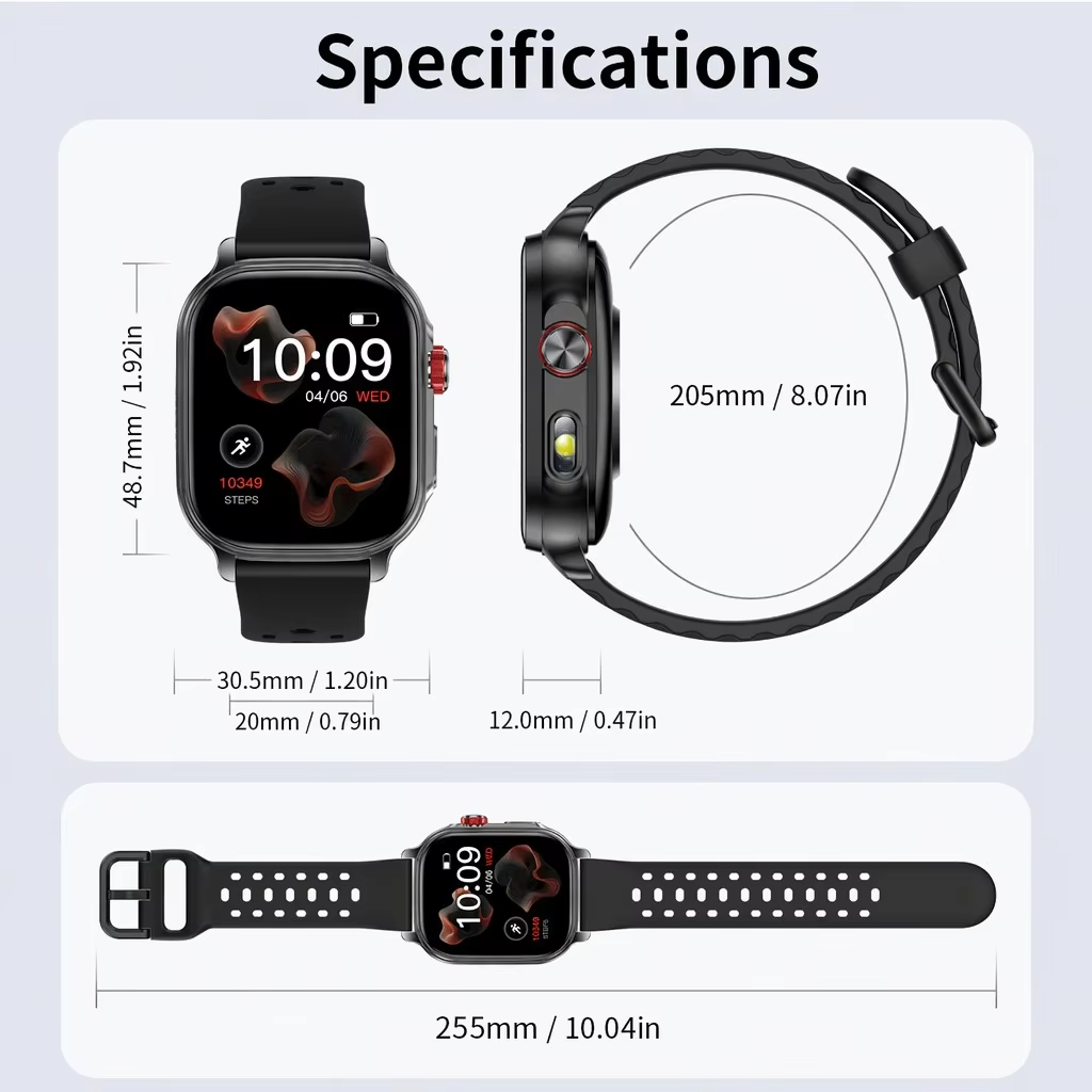 2026 Smartwatch 2.01'' Fitness - Outdoor Sport Smart Watch recensie en prijs