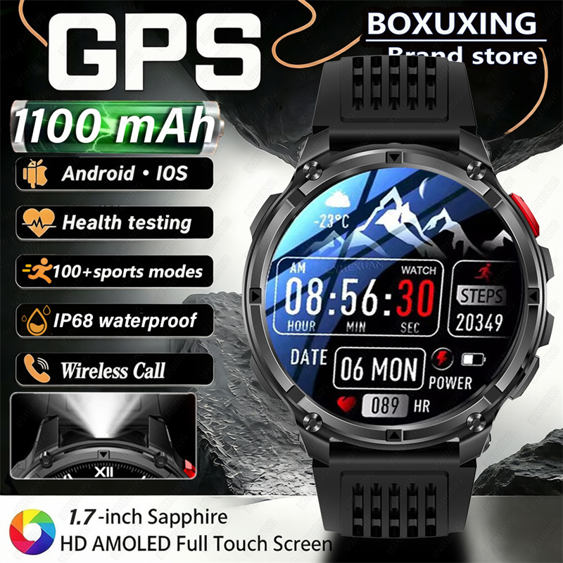 2026 Nieuwe 1100mAh Grote Batt - Outdoor Sport Smart Watch recensie en prijs