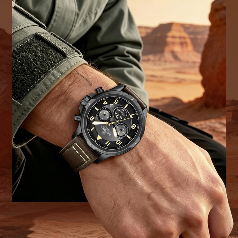 NAVIFORCE Heren Stijlvol Chron - Outdoor Sport Smart Watch recensie en prijs