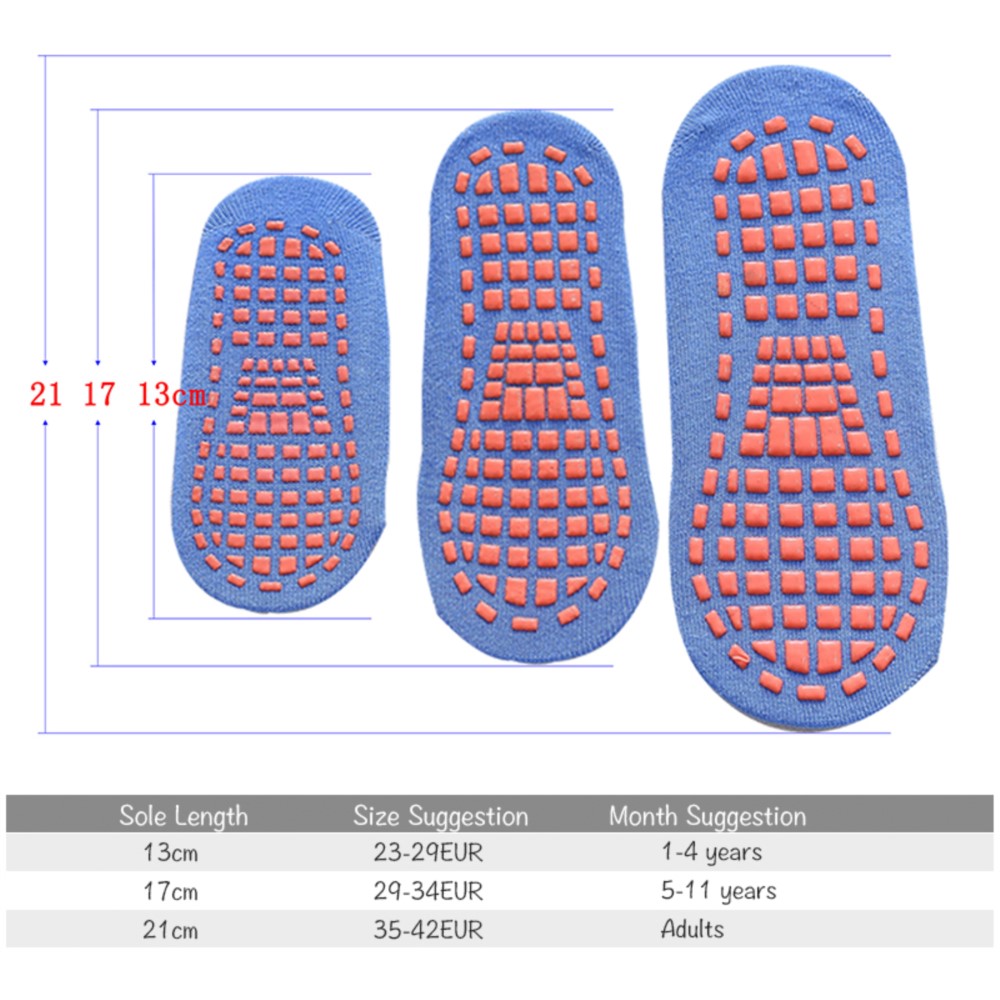Kinderen Volwassenen Antislips - Trampoline Park Sock recensie en prijs