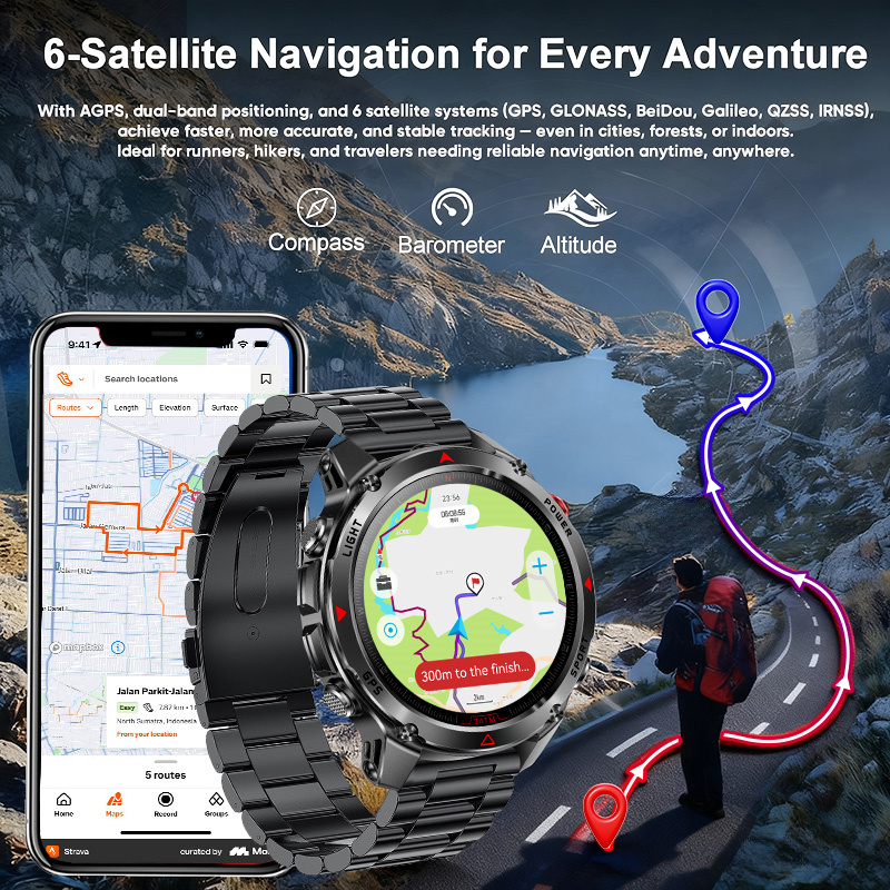 T-Rex 3 Pro Militaire kwalitei - Outdoor Sport Smart Watch recensie en prijs