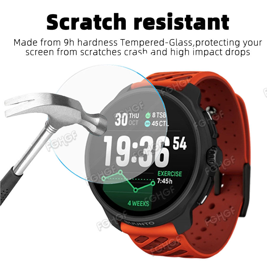 Gehard glas beschermfolie voor - Outdoor Sport Smart Watch recensie en prijs
