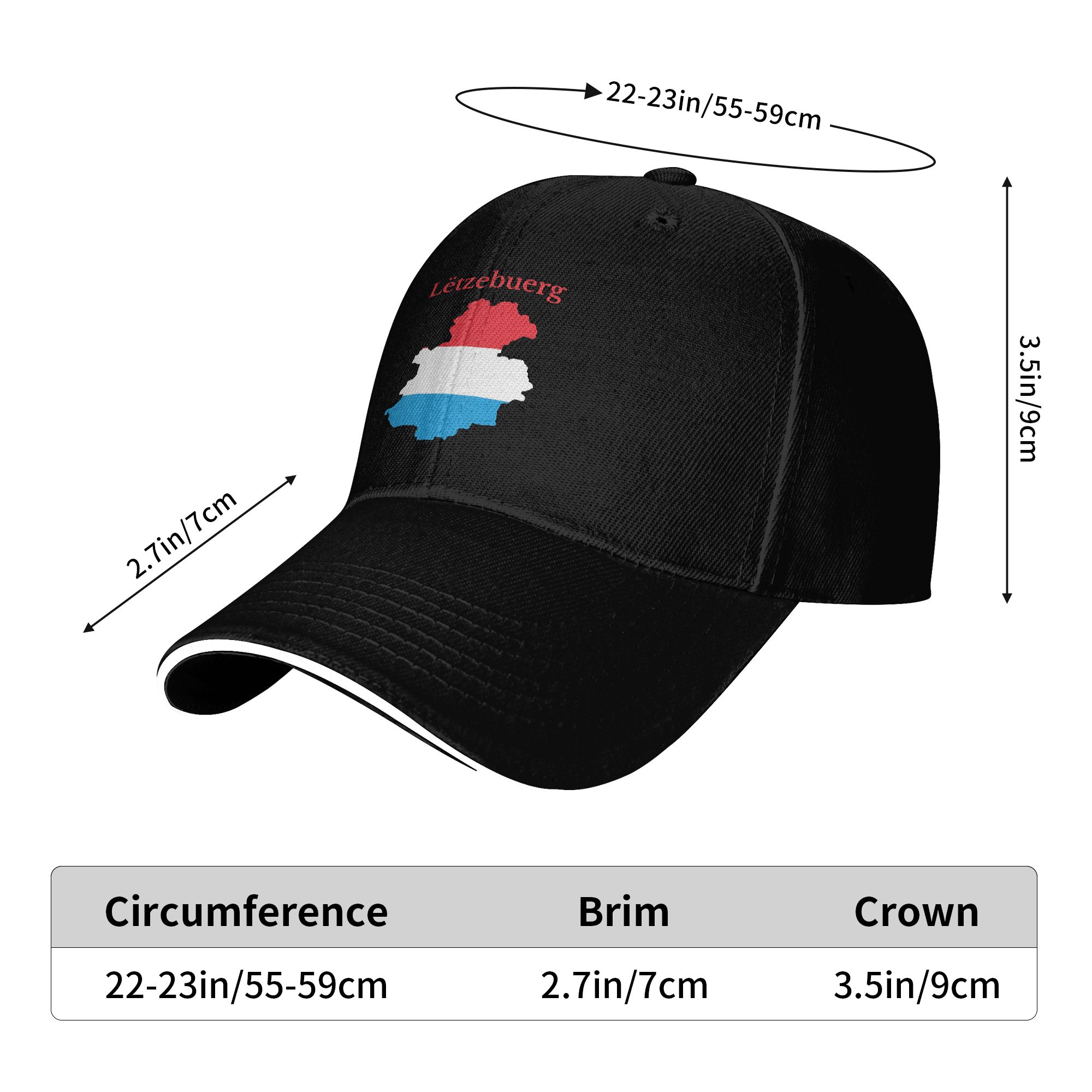 Zomer casual baseballpet Luxem - Outdoor Sport Luxembourg recensie en prijs
