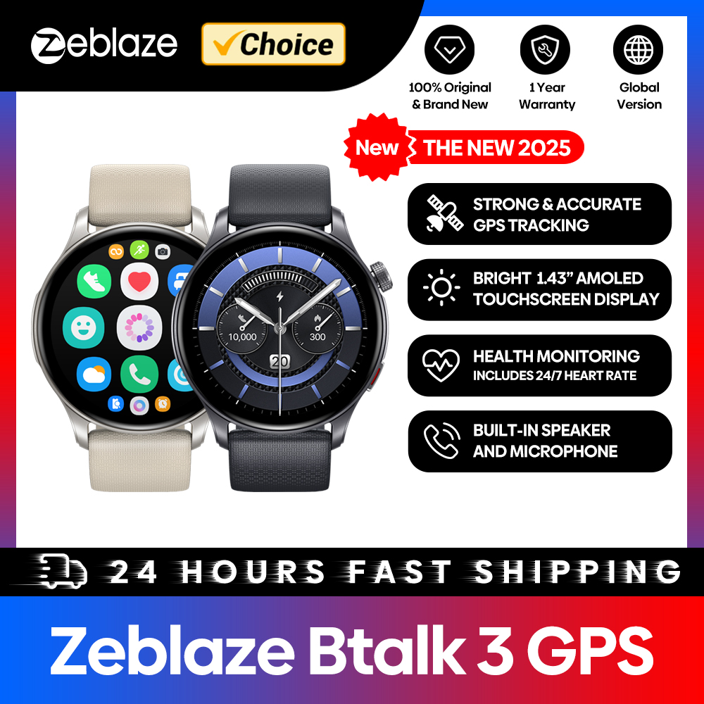 Nieuwe Zeblaze Btalk 3 GPS Sma - Outdoor Sport Smart Watch recensie en prijs