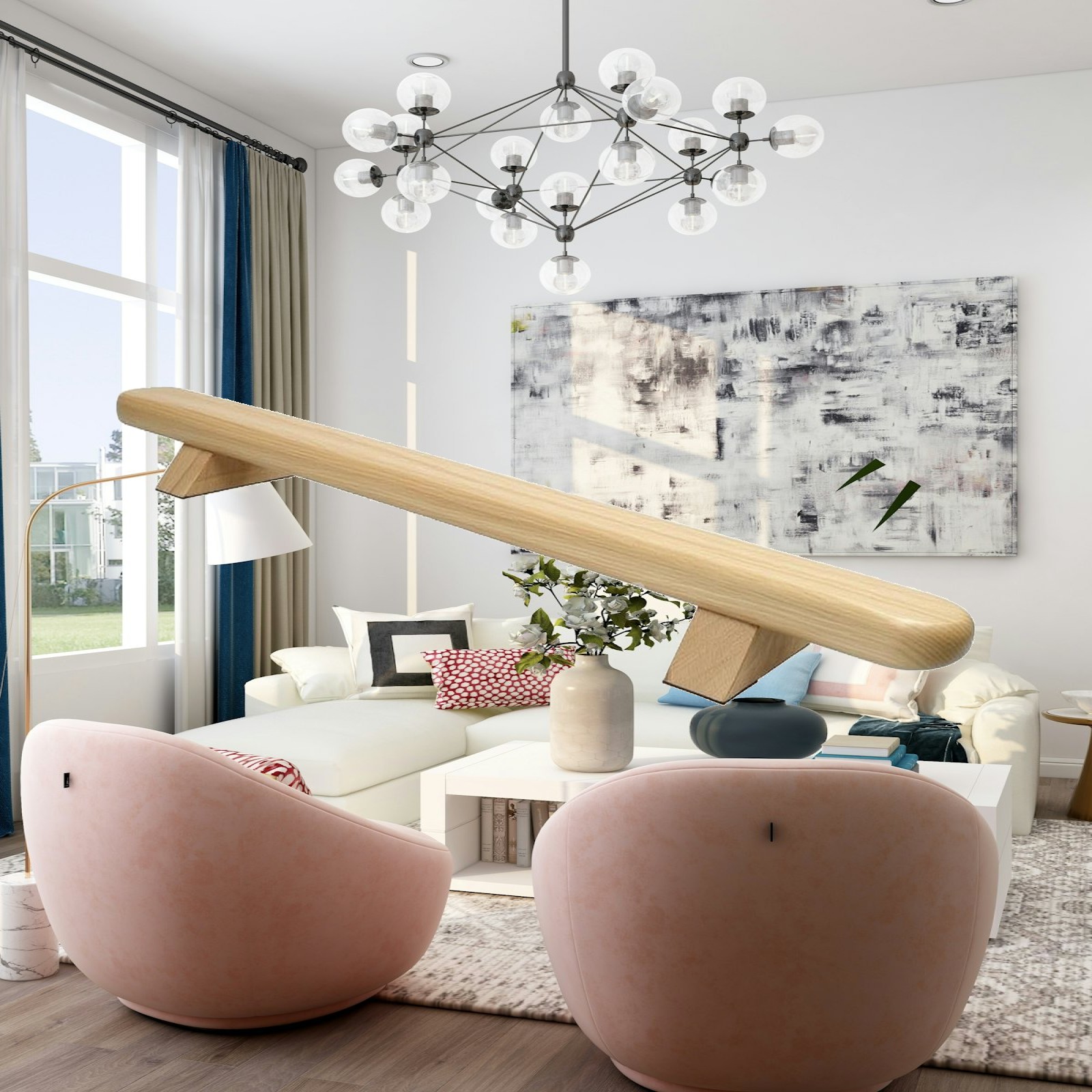 Houten gymnastiekstang met afg - Gymnastic Bar Home recensie en prijs